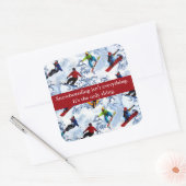 Snowboarden is niet alles Sticker (Envelop)