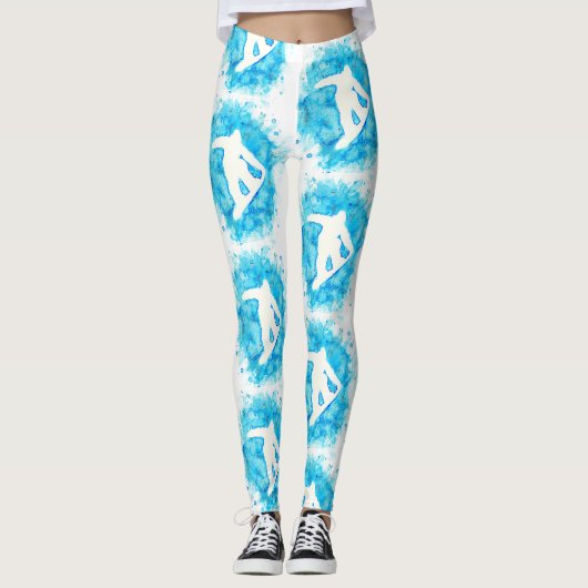 Snowboarden Leggings (Voorkant)