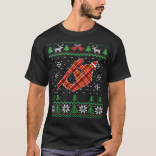 Snowboarden Lelijke Kerstmis Snowboard T-shirt