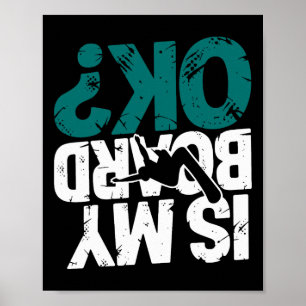 Snowboarden Lover Humor Ontwerp Funny Snowboarder Poster