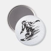 snowboarden magneet (Voorkant / Achterkant)