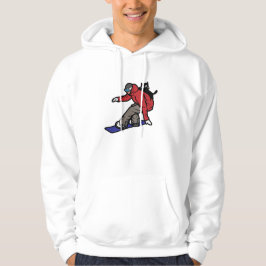 Snowboarden met mijn kat hoodie
