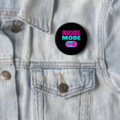 Snowboarden Mode aan – Wintersport Ronde Button 5,7 Cm (In situ)