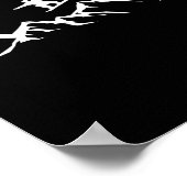 Snowboarden Mountains Snowboarder Poster (Hoek)