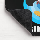 Snowboarden Poeder Prinses Grappige Snowboard Meis Muismat (Hoek)