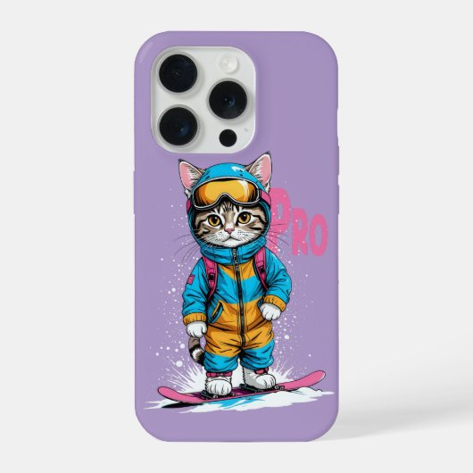 Snowboarden Pro iPhone Hoesje (Achterkant)