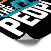 Snowboarden Quote - Poeder voor de mensen Poster (Hoek)