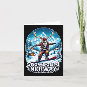 Snowboarden rendieravontuur in Noorwegen Kaart