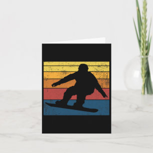 Snowboarden Retro  Gift Kaart