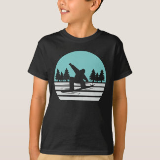 Snowboarden Retro T-shirt