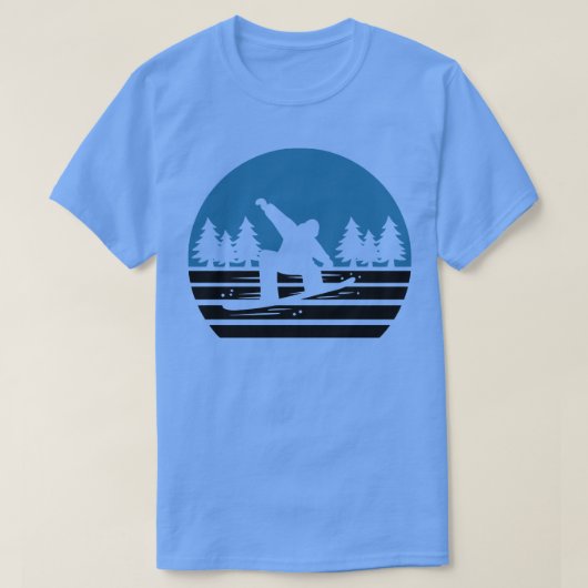 Snowboarden Retro Vintage 1 T-shirt (Design voorkant)