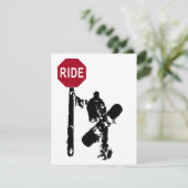 Snowboarden routebeschrijving? kaart (Staand voorkant)