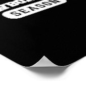 Snowboarden Seizoen Varsity Freestyle Wintersport Poster (Hoek)