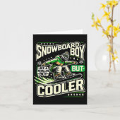 Snowboarden Shirt Boys Snowboarder Snowboard Love Kaart (Gele Bloem)