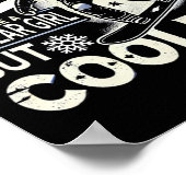 Snowboarden Shirt Meisjes Snowboarder Snowboard Lo Poster (Hoek)