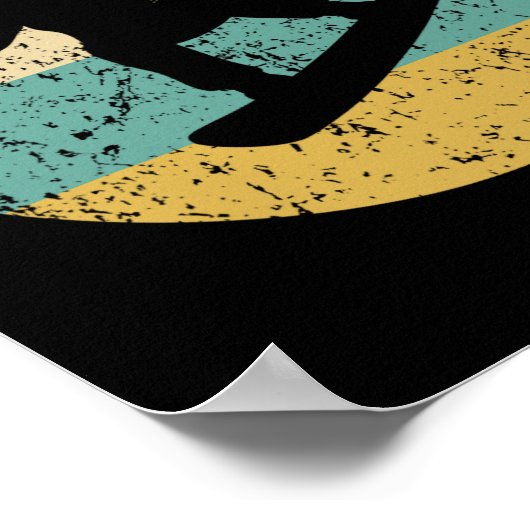 Snowboarden Shirt -  retro snowboarder Poster (Hoek)