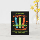 Snowboarden Skiën Grappig snowboard snowboarder GI Kaart (Gele Bloem)