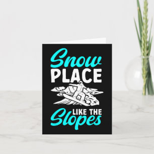 Snowboarden Sneeuwplank Sneeuwplaats als de pistes Kaart