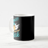 Snowboarden Snowboard Chicken Chick Koffiemok (Voorkant links)