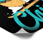 Snowboarden Snowboard  Chicken Chick Poster (Hoek)