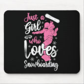 Snowboarden Snowboard  Girl 2 Muismat (Voorkant)