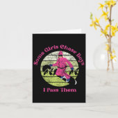 Snowboarden Snowboard  Girl Retro Some Gir Kaart (Gele Bloem)