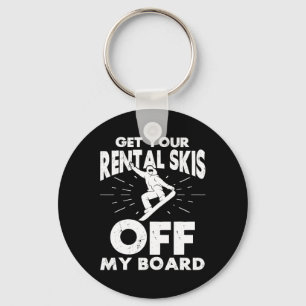 Snowboarden Snowboard Haal je huurski's uit mijn Sleutelhanger