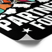 Snowboarden Snowboard  Huwelijk Retro Vrouw Poster (Hoek)