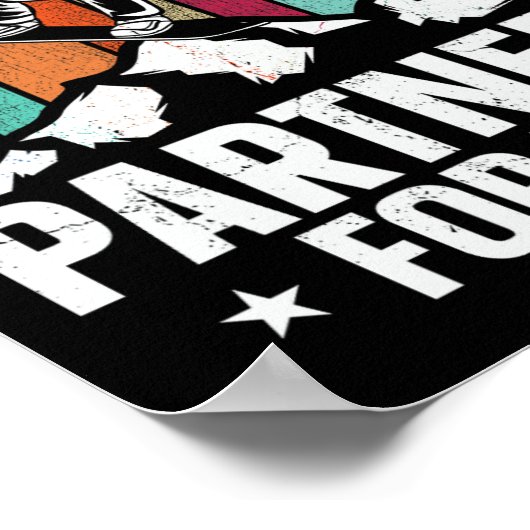 Snowboarden Snowboard  Huwelijk Retro Vrouw Poster (Hoek)