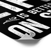 Snowboarden Snowboard  Mountain Ski Poster (Hoek)