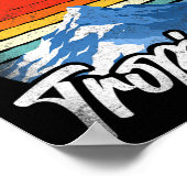 Snowboarden Snowboard  Mountain Winter Ski Poster (Hoek)