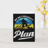 Snowboarden Snowboard Retirement  Retro Mijn Ret Kaart (Gele Bloem)