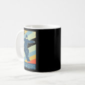 Snowboarden Snowboard Retro 2 Koffiemok (Voorkant links)