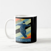 Snowboarden Snowboard Retro 2 Koffiemok (Links)