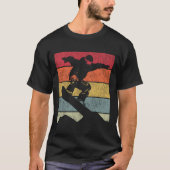 Snowboarden Snowboard  Retro Mountain 2 T-shirt (Voorkant)