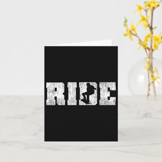 Snowboarden Snowboard  Ride 1 Kaart (Gele Bloem)