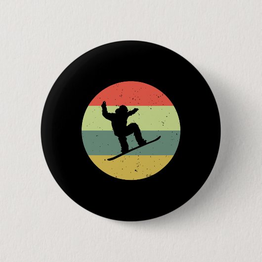 Snowboarden  Snowboard Ronde Button 5,7 Cm (Voorkant)