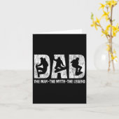 Snowboarden Snowboard  vader vader de vader Kaart (Gele Bloem)