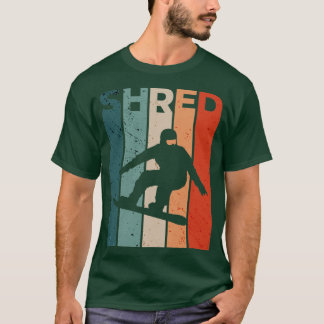 Snowboarden Snowboarden Shred Vintage T-shirt
