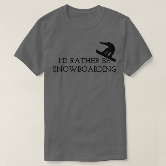 Snowboarden Snowboarder 1 T-shirt (Design voorkant)