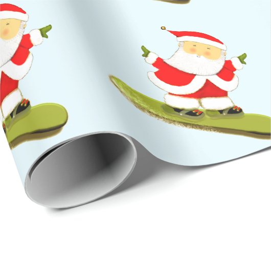Snowboarden Snowboarder Vakantie Cadeau Cadeaupapier (Rol Hoek)
