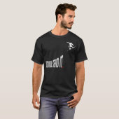 Snowboarden stuurt het gewoon grappige Snowboard R T-shirt (Voorkant volledig)
