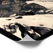 Snowboarden Tortoise Alpine Mountain Ski Resort T Poster (Hoek)