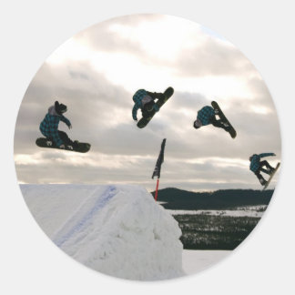 Snowboarden Tricks Stickers