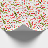 Snowboarden Vakantie Cadeauverpakking Pap Cadeaupapier (Hoek)