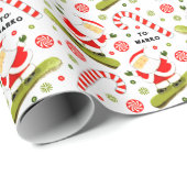 Snowboarden Vakantie Cadeauverpakking Pap Cadeaupapier (Rol Hoek)