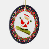 Snowboarden Vakantie Gift Keramisch Ornament (Rechts)