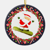 Snowboarden Vakantie Gift Keramisch Ornament (Voorkant)