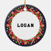 Snowboarden Vakantie Gift Keramisch Ornament (Achterkant)