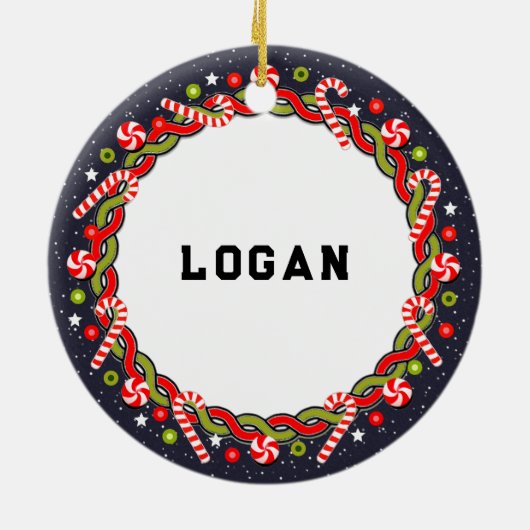 Snowboarden Vakantie Gift Keramisch Ornament (Achterkant)